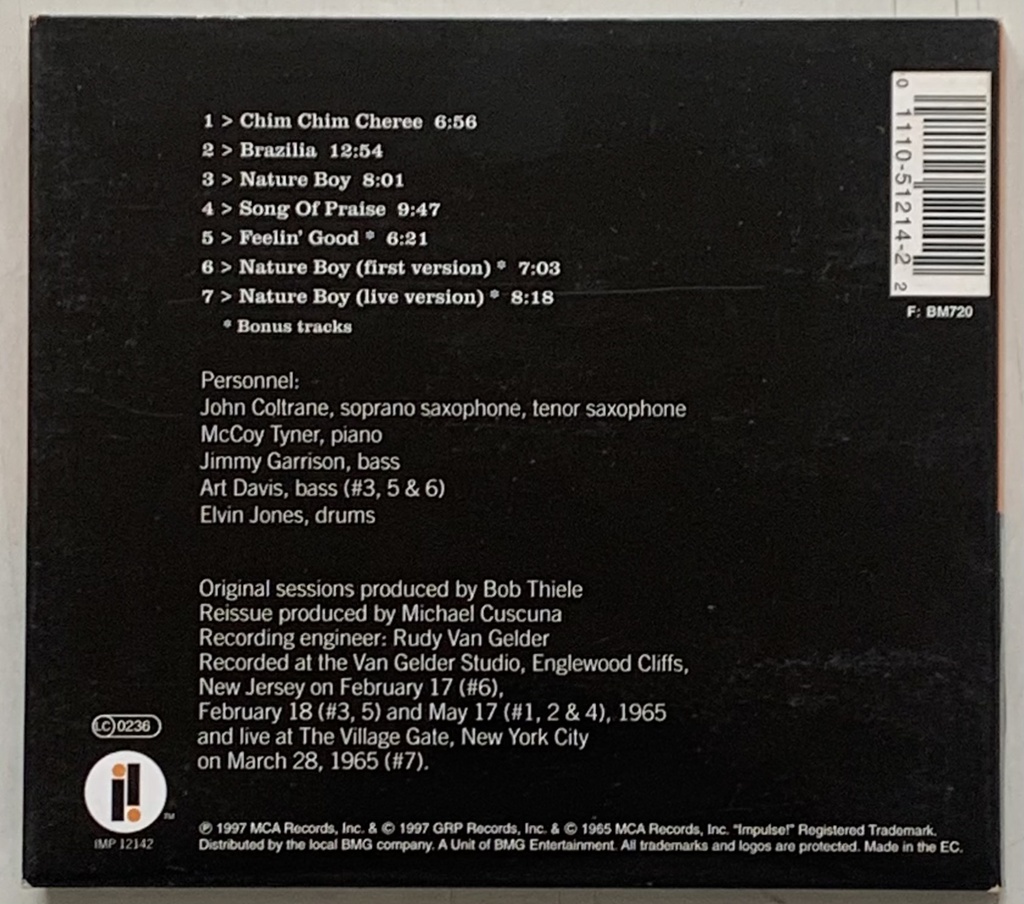 John Coltrane Quartet - The John Coltrane Quartet Plays (CD usado)