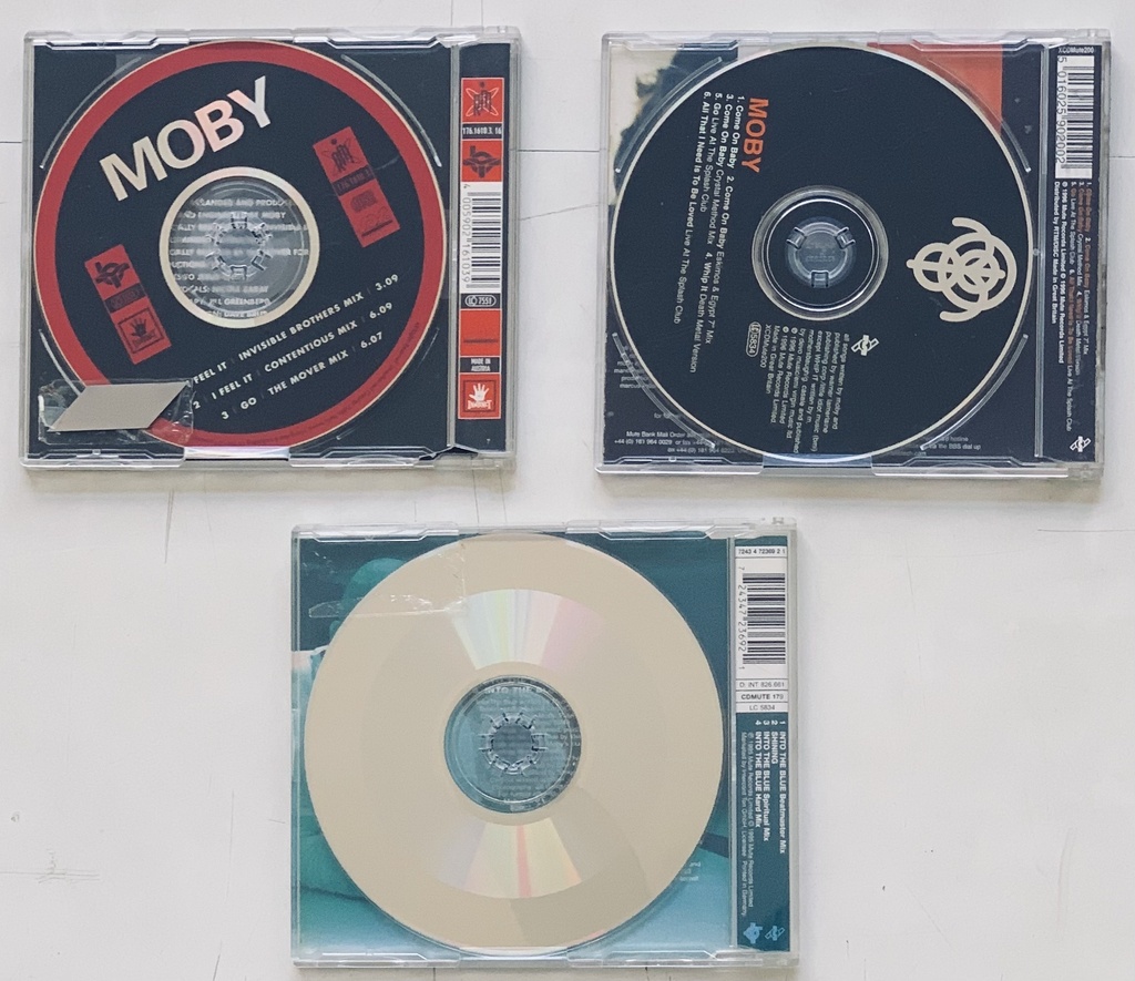 Combo - Moby (3 CDs single usados)