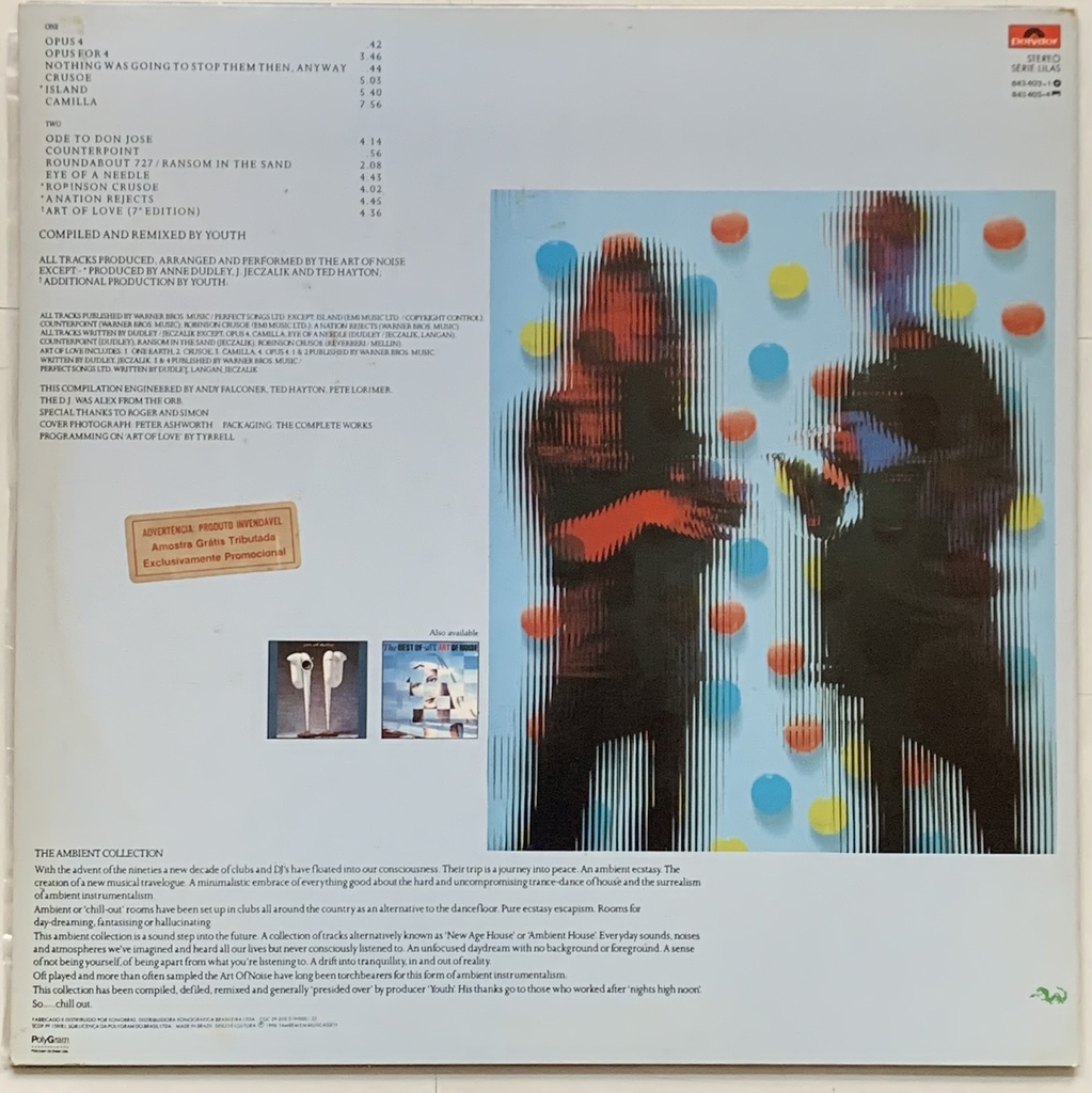 Art of Noise -  The Ambient Collection (LP usado)