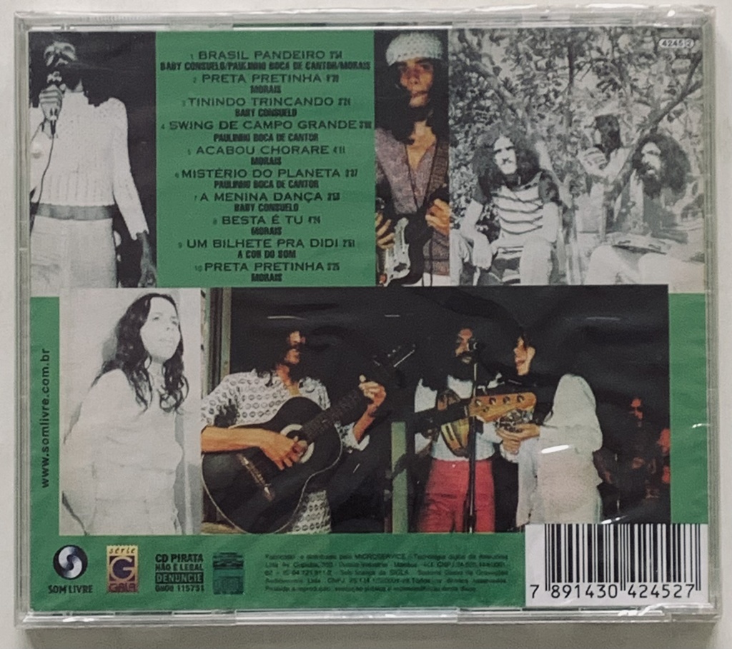 Novos Baianos - Acabou Chorare (CD novo)
