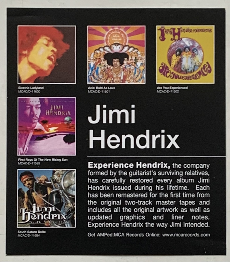 Jimi Hendrix - South Saturn Delta (CD usado)