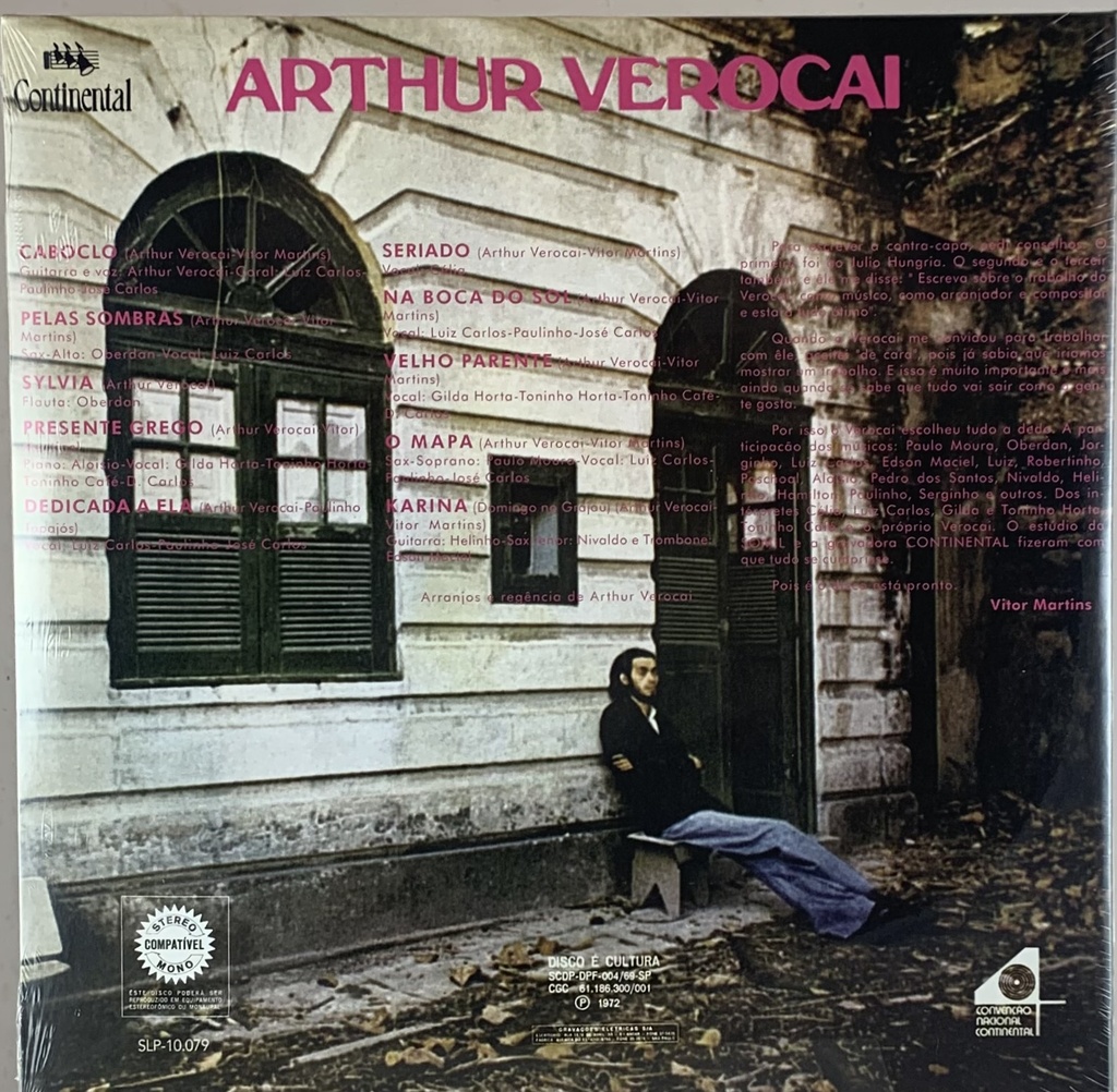 Arthur Verocai - Arthur Verocai (LP novo)