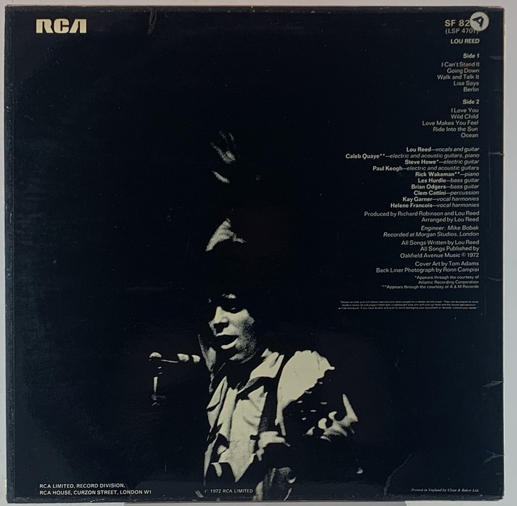 Lou Reed - (LP usado)