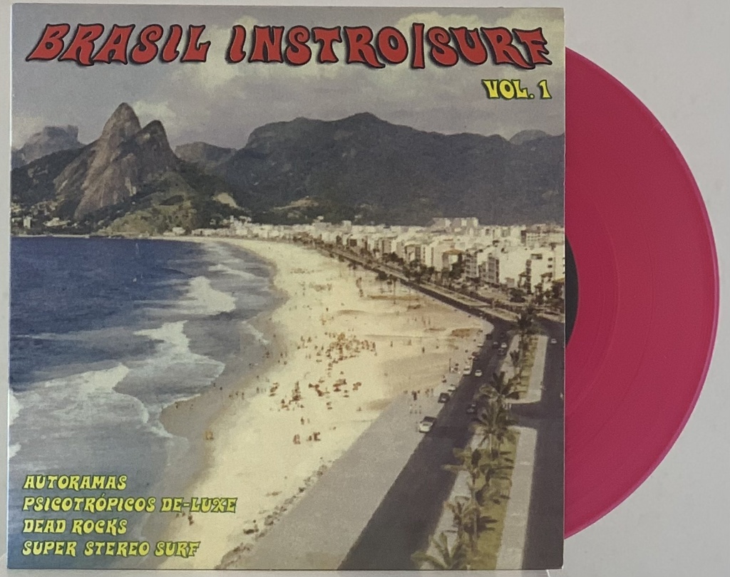 Autoramas/Psicotrópicos De-Luxe/Dead Rocks/Super Stereo Surf - Brasil Instro/Surf Vol 1(Vinil 7" EP novo)