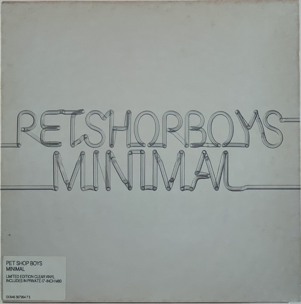 Pet Shop Boys - Minimal Ltd (Clear Vinyl)(7"usado)