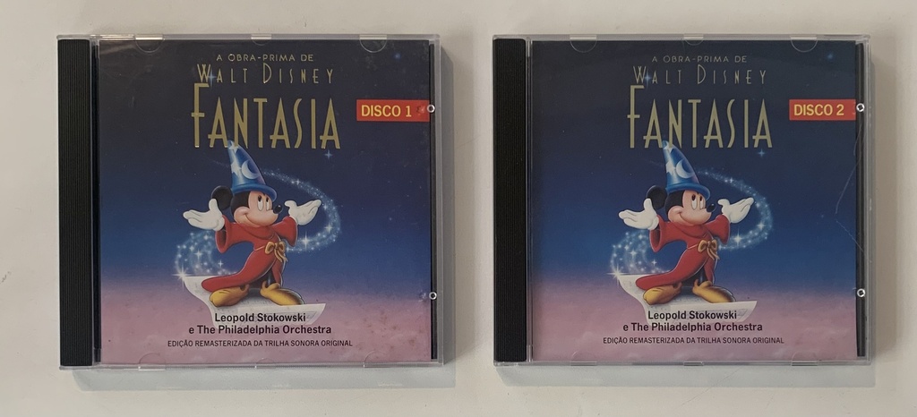 Combo - (Walt Disney) Fantasia vol 1 e Vol 2 (2 CDs usados)