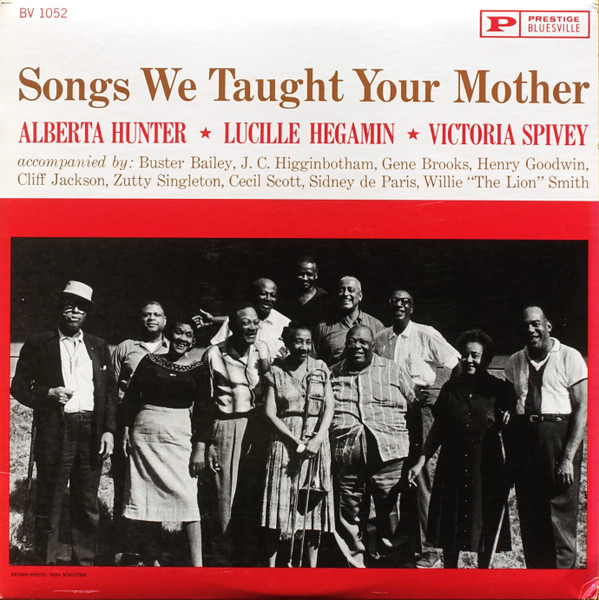 Alberta Hunter, Lucille Hegamin, Victoria Spivey - Songs We Taught Your Mother (LP usado)