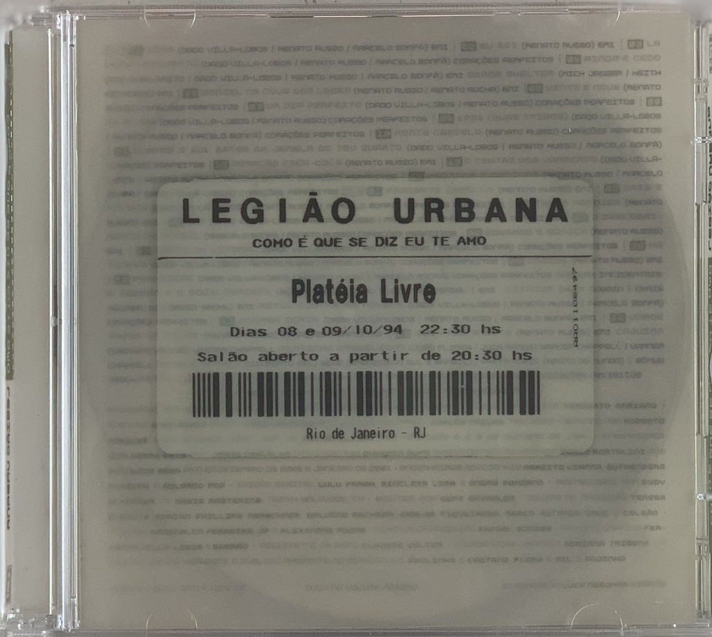 Legião Urbana – Como É Que Se Diz Eu Te Amo (2CD usado)