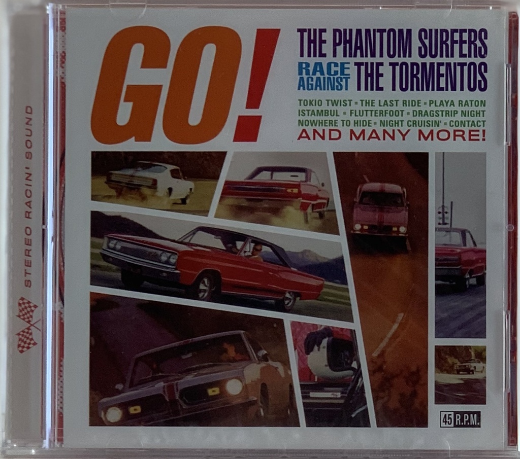 Phantom Surfers, The / Tormentos, The – Go! The Phantom Surfers Race Against The Tormentos (CD novo)