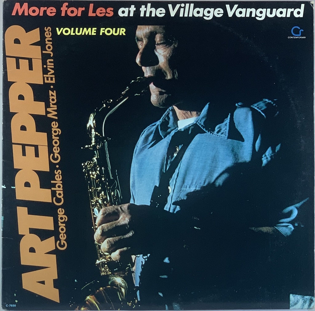 Art Pepper - Art Pepper - More For Les / At The Village Vanguard, Vol. 4 (LP usado)