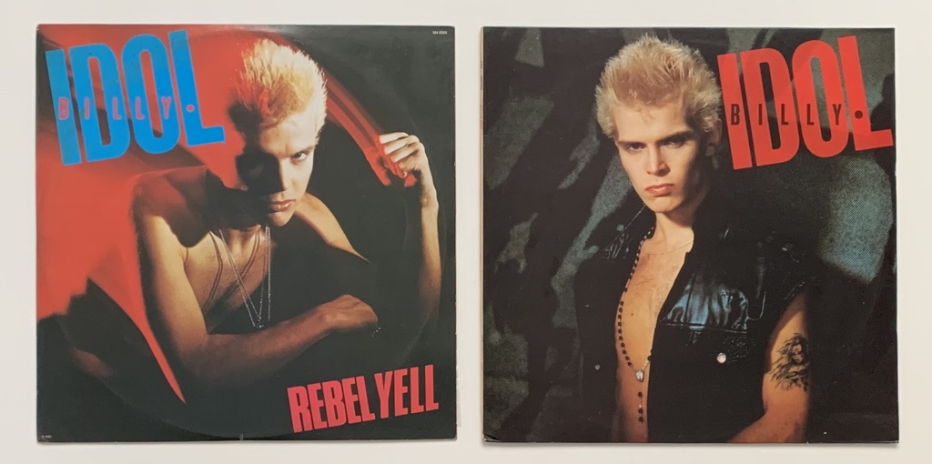 Combo - Billy Idol - Rebel Yell / Billy Idol (2 LPs usados)