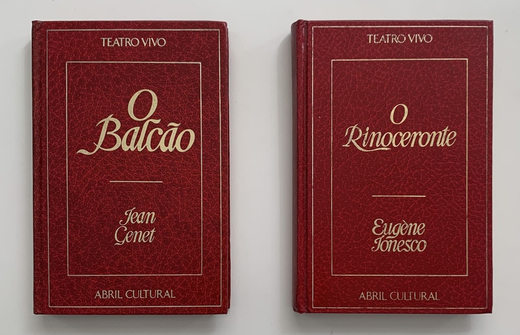 Combo - Jean Genet/Eugene Ionesco - Teatro Vivo (2 livros usado)