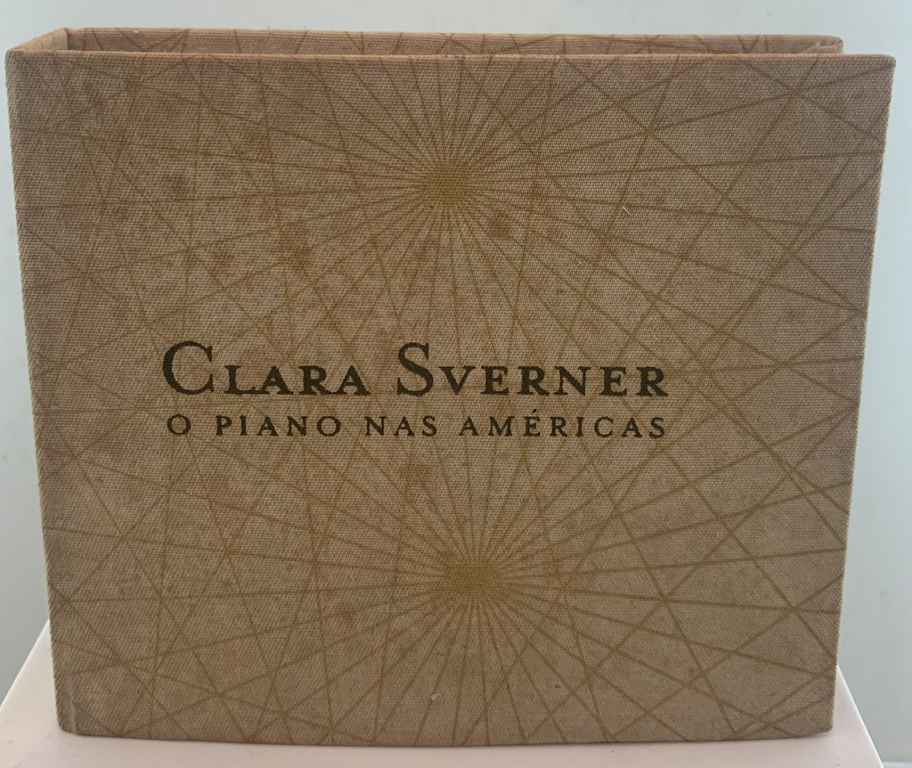 Clara Sverner - O Piano Nas Americas (caixa c/ CD +Livreto ) (sem uso)