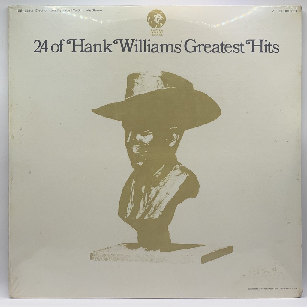 Hank Williams – 24 of Hank Williams' Greatest Hits (2LPs novo)