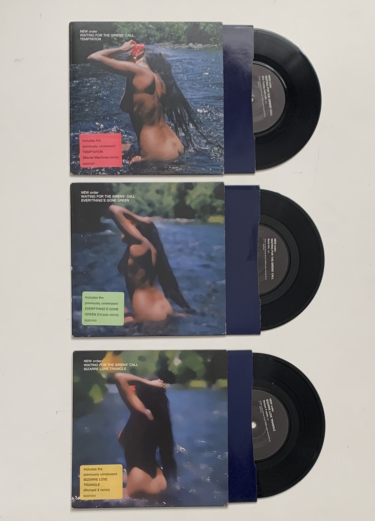 New Order - Waiting for the Sirens' Call [Combo] (3 vinis 7" usado)