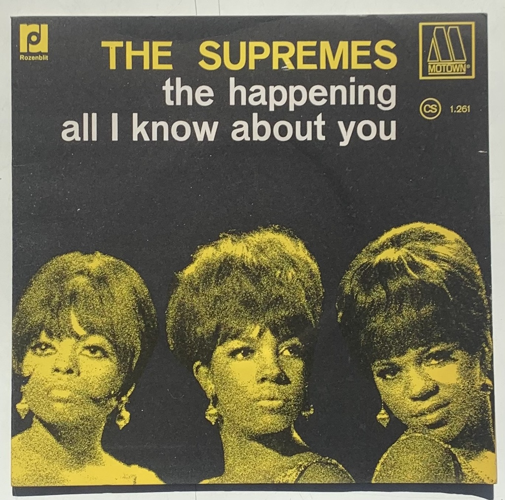 Supremes, The – The Happening / All I Know About You (Vinil 7" usado)