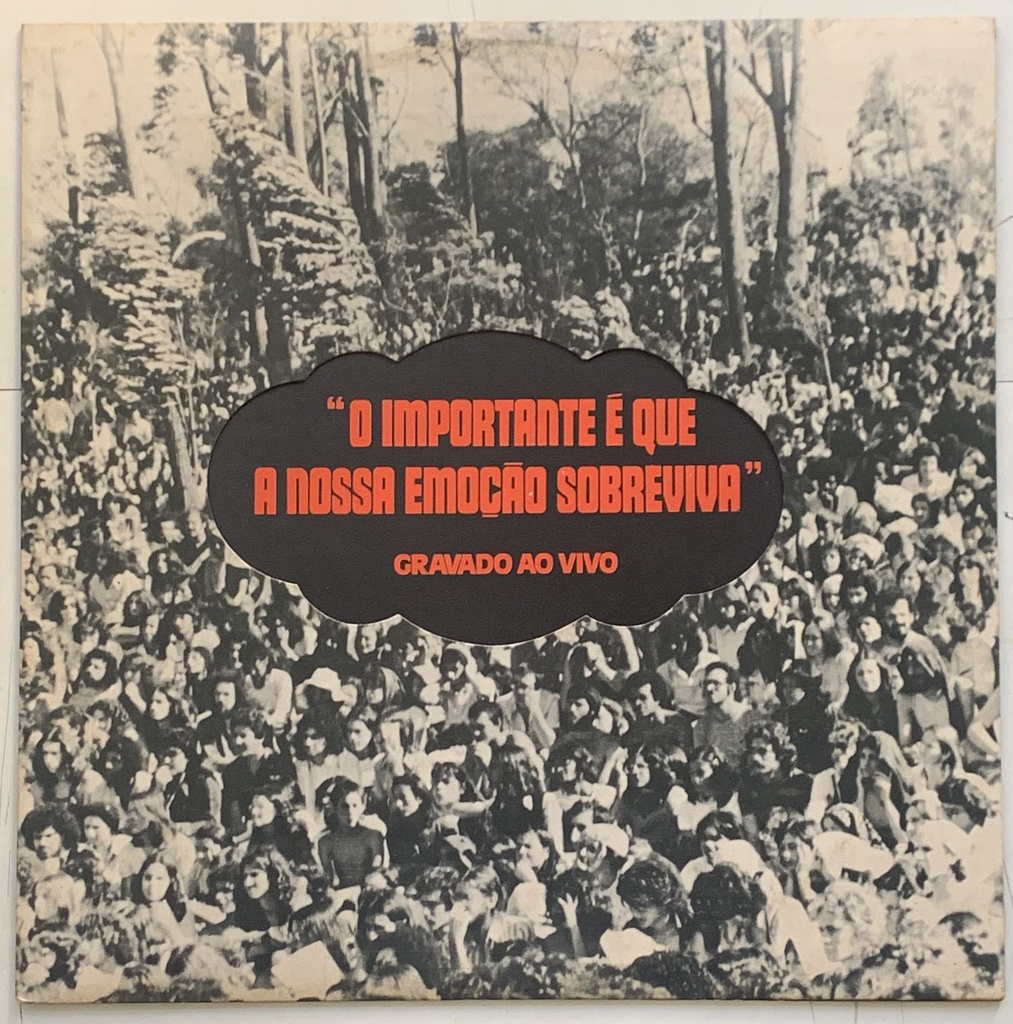Eduardo Gudin, Paulo César Pinheiro, Márcia – O Importante é que a Nossa Emoção Sobreviva - Gravado ao Vivo (LP usado)