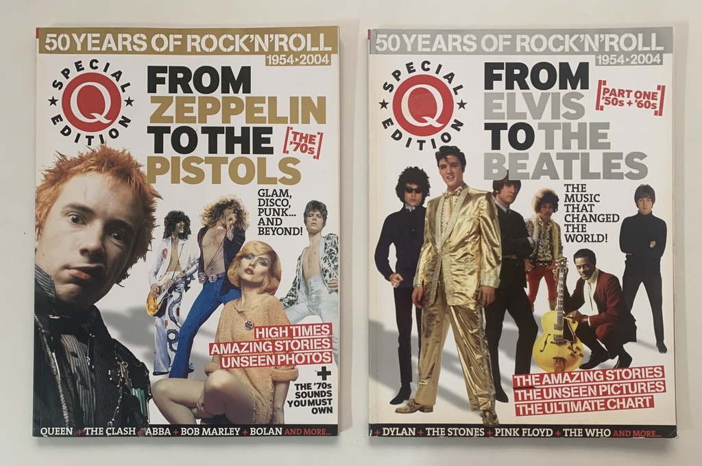 Combo - Q Magazine - 50 Years os Rock'N'Roll (2 revistas) n