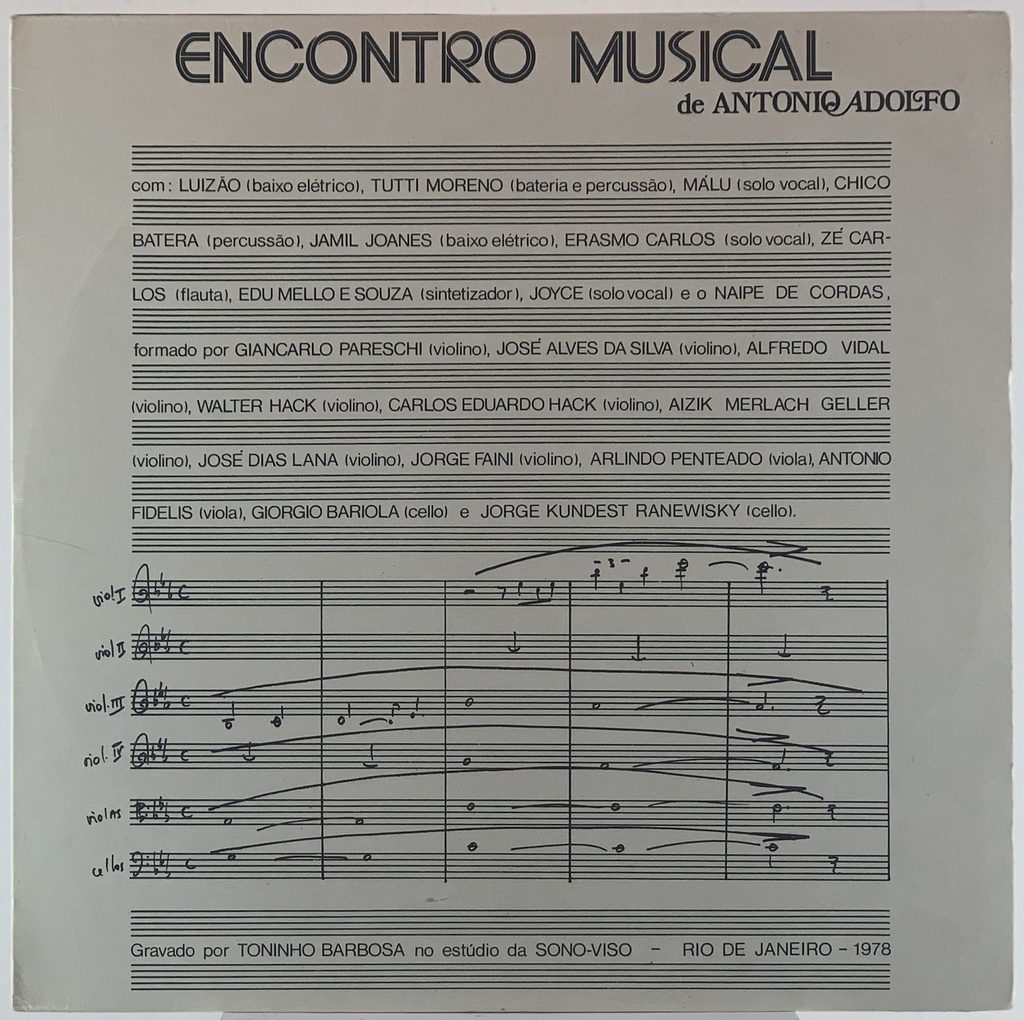 Antonio Adolfo - Encontro Musical (LP usado)