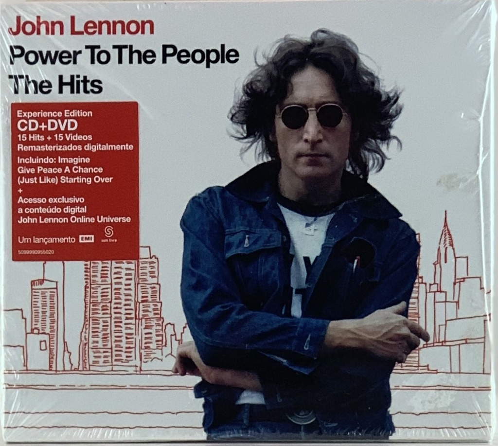 洋楽 JOHN LENNON / POWER TO THE PEOPLE /CD+BD John Lennon - Power To The People The Hits (CD+DVD novo) | Tracks Rio
