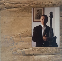 Robert Fripp & The League of Crafty Guitarists - Live! (LP usado, autografado)