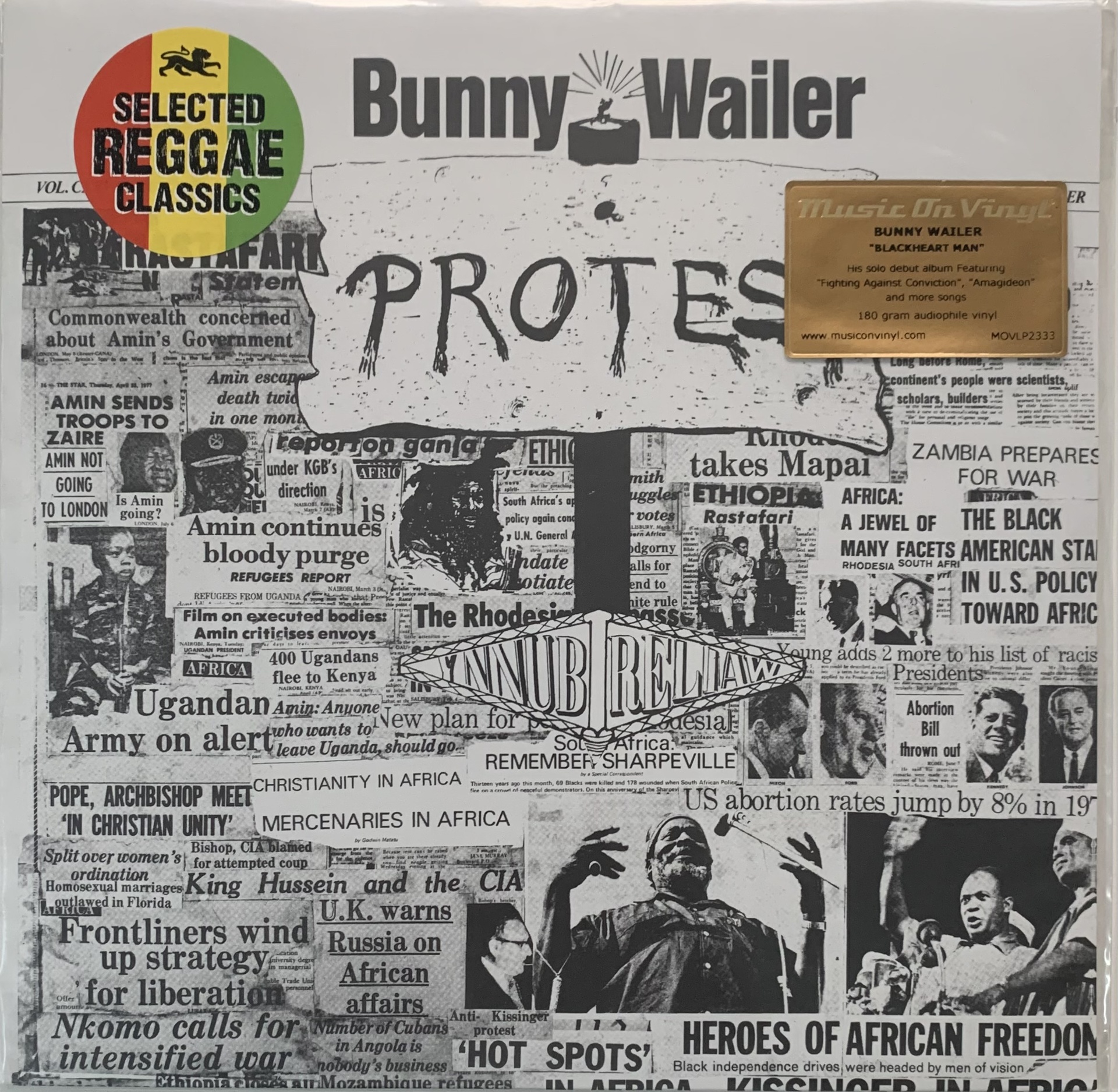 Bunny Wailer - Protest (LP novo) | Tracks Rio