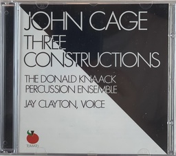 John Cage - Three Constructions (CD usado)