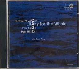 John Cage - Theatre Of Voices w. Paul Hillier/Terry Riley – Litany for The Whale (CD usado)