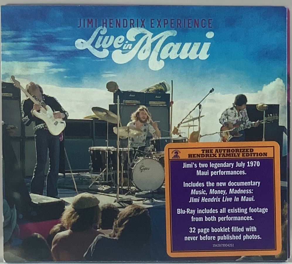 Jimi Hendrix Experience – Live In Maui (2CDs+Blu-Ray usado