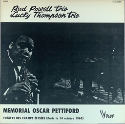 Bud Powell Trio / Lucky Thompson Trio – Memorial Oscar Pettiford (LP usado)