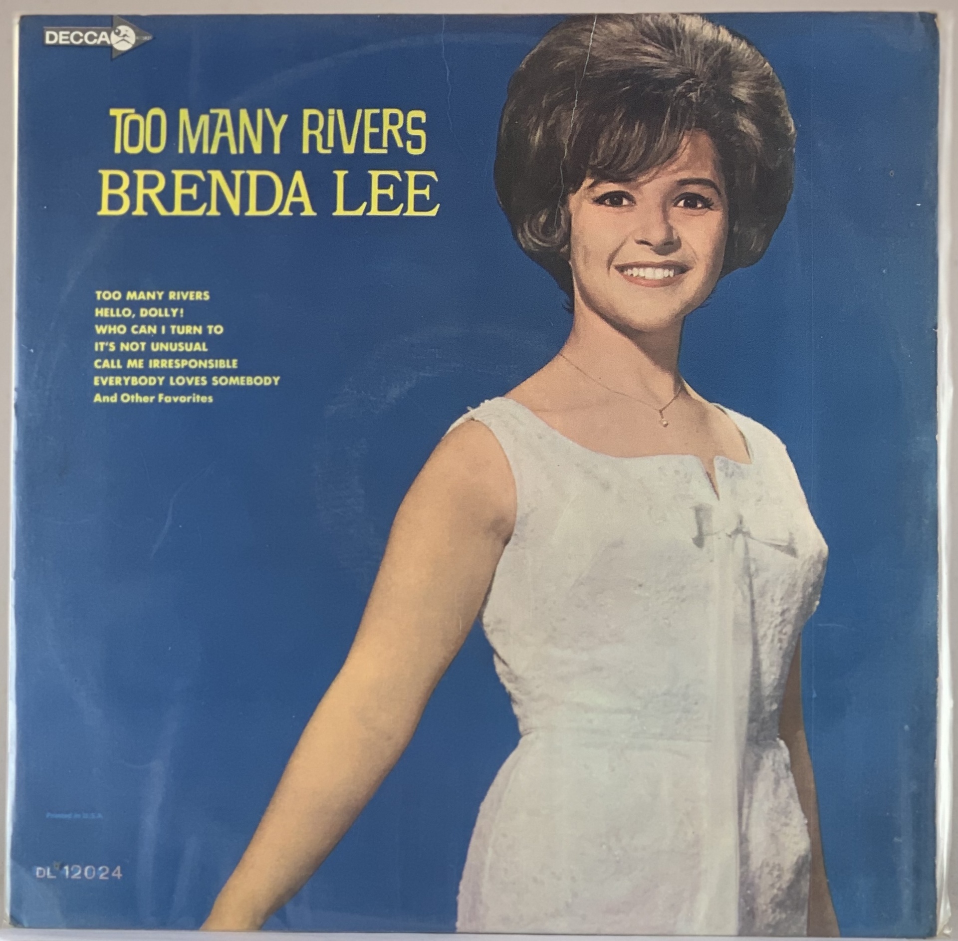 ★US完オリMONO★Brenda Lee Too Many s1LP Brenda Lee - Too Many Rivers (LP usado) | Tracks Rio
