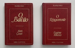 Combo - Jean Genet/Eugene Ionesco - Teatro Vivo (2 livros usado)
