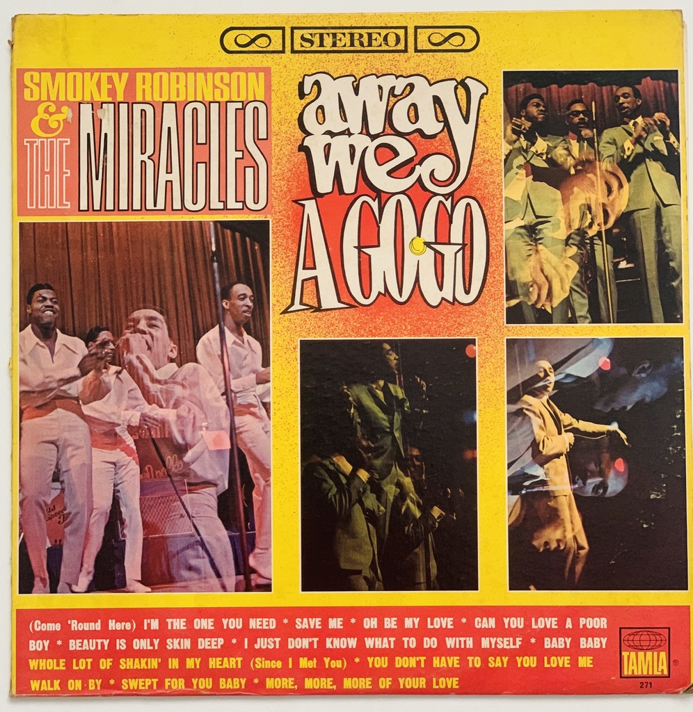 Smokey Robinson & The Miracles - Away we a Go-Go (LP usado