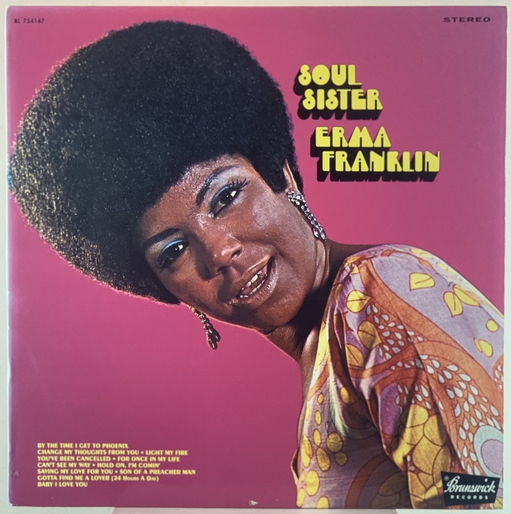 Erma Franklin Soul Sister レコード Erma Franklin - Soul Sister (LP usado) | Tracks Rio